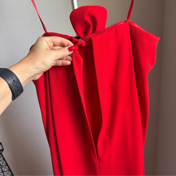 NWT Antonio Melani Elizabeth Damrich Radziwill Full Length Strapless Crepe Dress - Picture 9 of 12